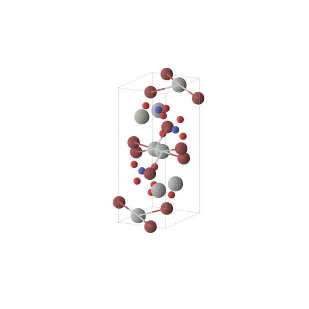 Crystal structure of Ag8Br4N4O12 (orthorhombic, Pnma (No. 62))