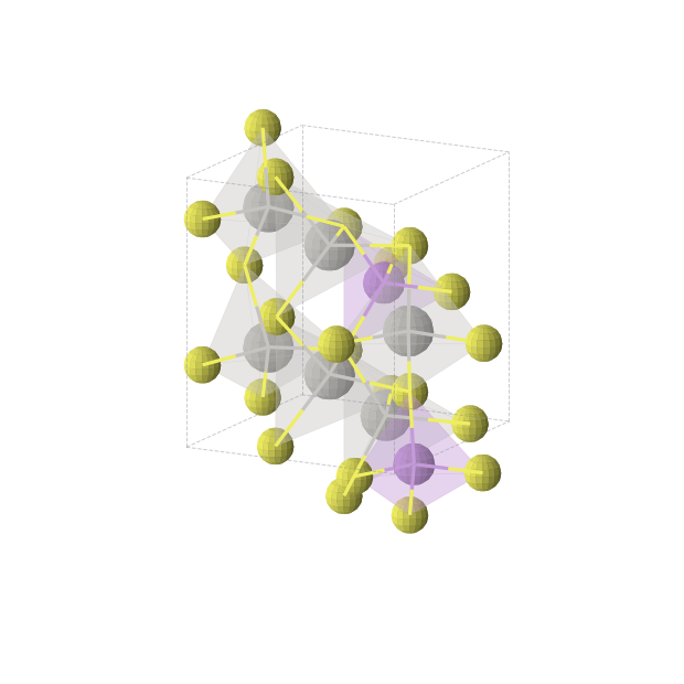 Crystal structure of Ag3AsS4 (orthorhombic, Pmn21 (No. 31))