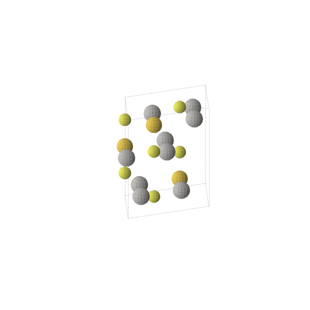 Crystal structure of Ag3AuS2 (trigonal, R-3m (No. 166))