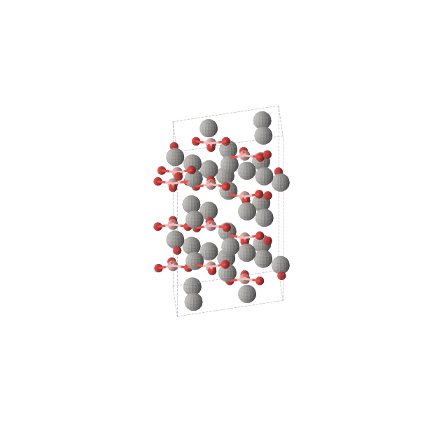 Crystal structure of Ag3BO3 (trigonal, R-3c (No. 167))
