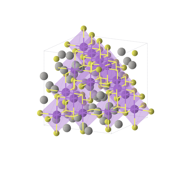 Crystal structure of Ag12K4S8 (cubic, Fd-3m (No. 227))
