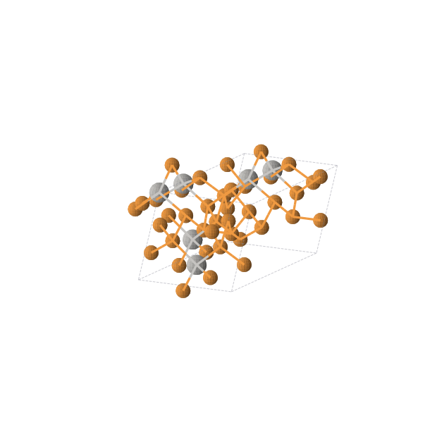 Crystal structure of Ag3P11 (monoclinic, Cm (No. 8))