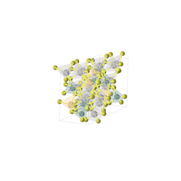 Crystal structure of Ag8Cd2Ge4S14 (monoclinic, Cc (No. 9))