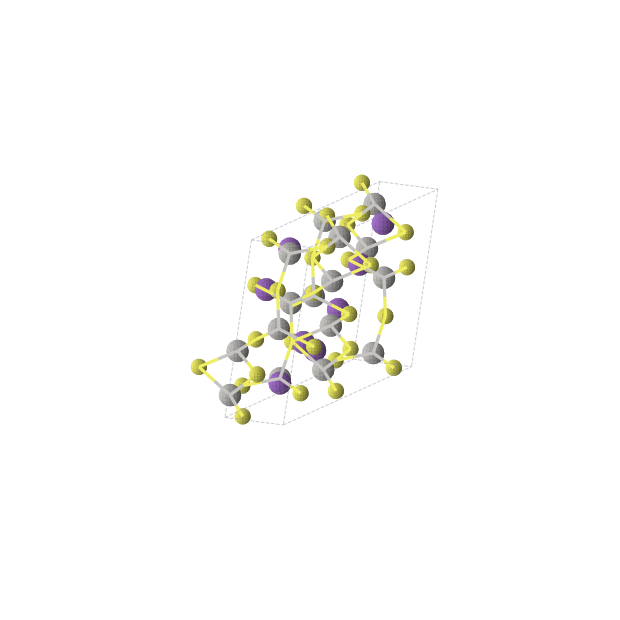 Crystal structure of Ag8K4S6 (monoclinic, C2/m (No. 12))