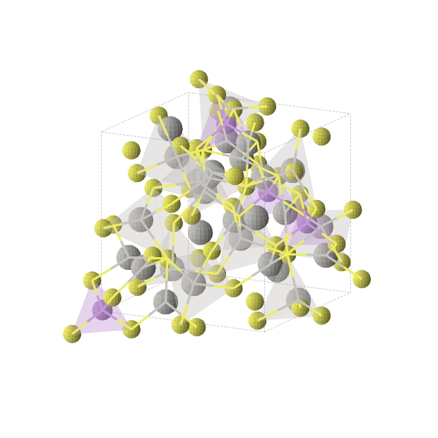 Crystal structure of Ag28As4S24 (cubic, P213 (No. 198))