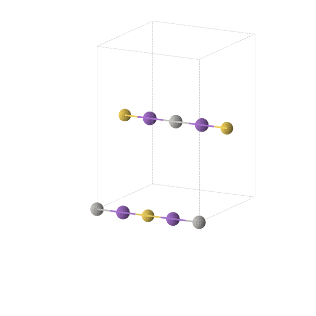 Crystal structure of Ag1Au1K2 (orthorhombic, Immm (No. 71))