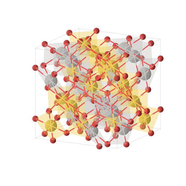 Crystal structure of AgAuO3 (cubic, Fd-3m (No. 227))