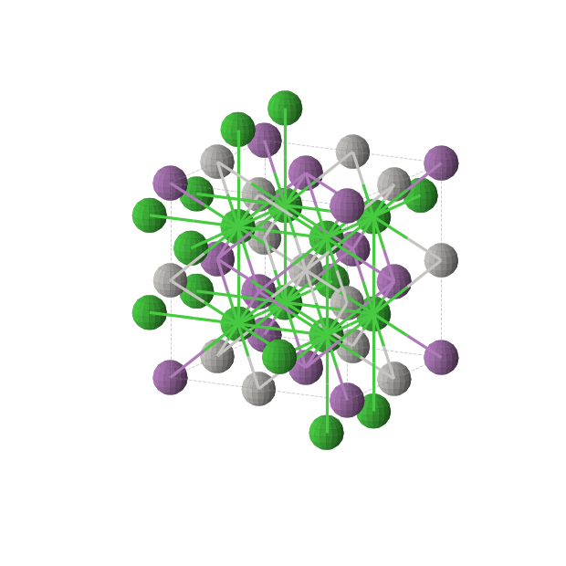 Crystal structure of Ag1Ba2Bi1 (cubic, Fm-3m (No. 225))