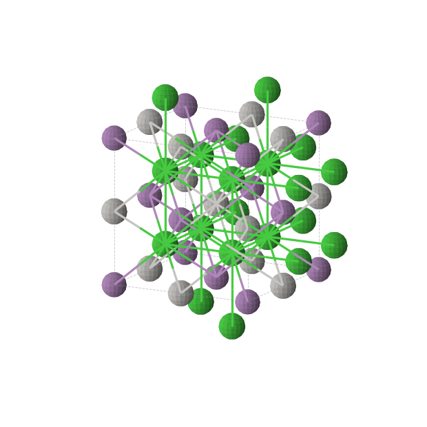 Crystal structure of Ag1Ba2Sb1 (cubic, Fm-3m (No. 225))