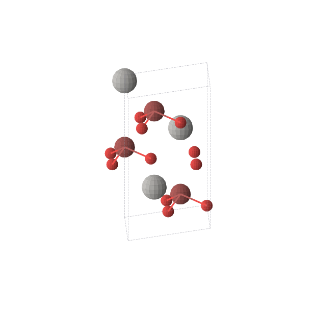 Crystal structure of AgBrO3 (trigonal, R3m (No. 160))