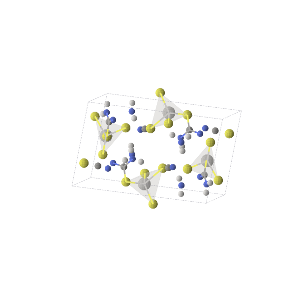 Crystal structure of Ag4C8H16N12S8 (monoclinic, P21/c (No. 14))