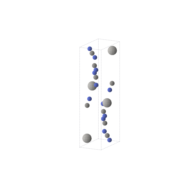 Crystal structure of AgC2N3 (orthorhombic, Pnma (No. 62))