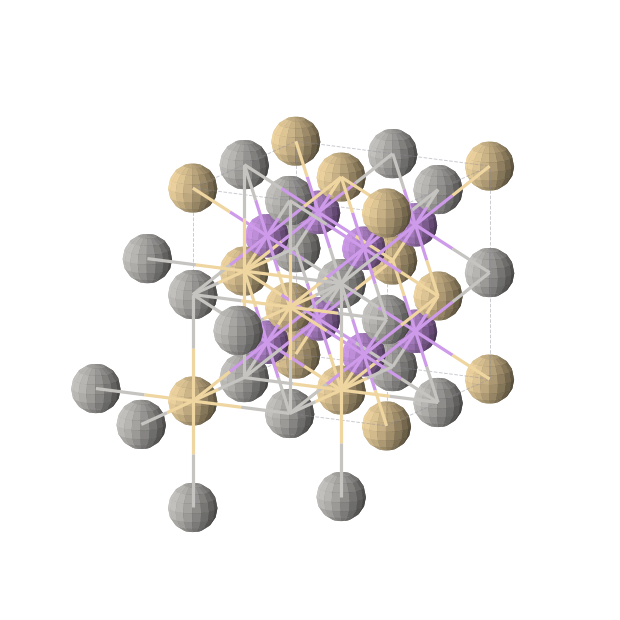 Crystal structure of AgCdLi2 (cubic, Fm-3m (No. 225))