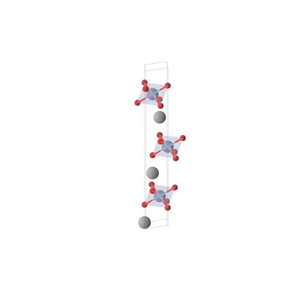 Crystal structure of CrAgO2 (trigonal, R-3m (No. 166))