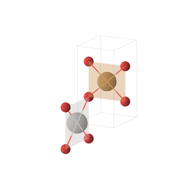 Crystal structure of AgCuO2 (orthorhombic, Pmmm (No. 47))