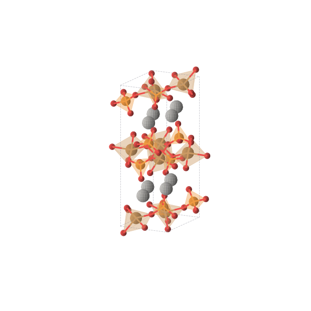 Crystal structure of Ag4Cu4O16P4 (orthorhombic, Pbca (No. 61))