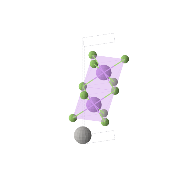 Crystal structure of Li2AgF3 (trigonal, P-3m1 (No. 164))