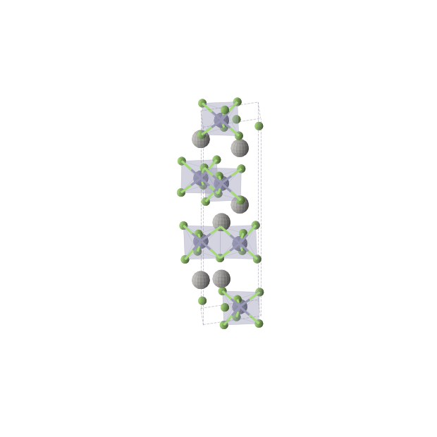Crystal structure of ZnAgF3 (trigonal, R-3 (No. 148))