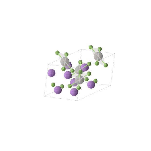 Crystal structure of Li2AgF4 (monoclinic, C2/c (No. 15))