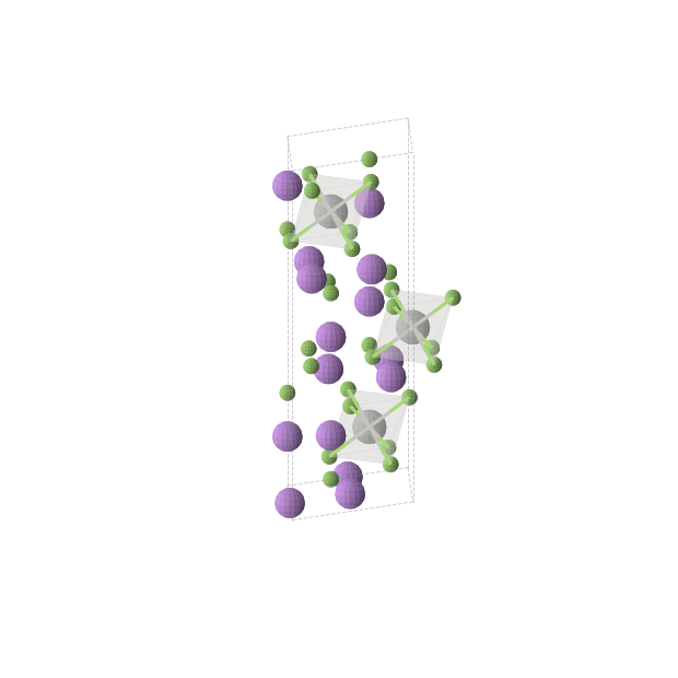 Crystal structure of Li5AgF8 (trigonal, R-3m (No. 166))
