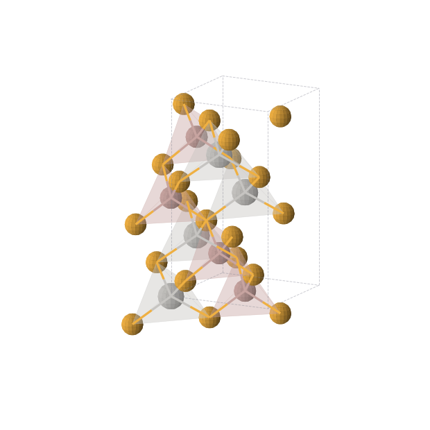 Crystal structure of Ag1Ga1Se2 (tetragonal, I-42d (No. 122))