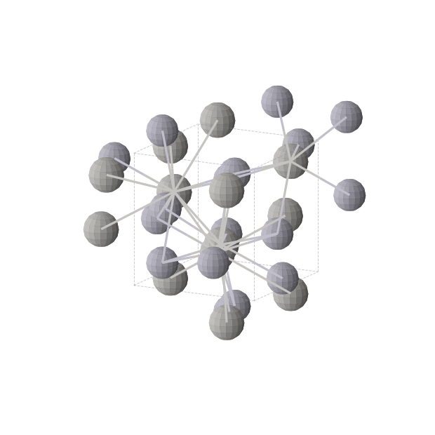 Crystal structure of AgHg (cubic, P213 (No. 198))