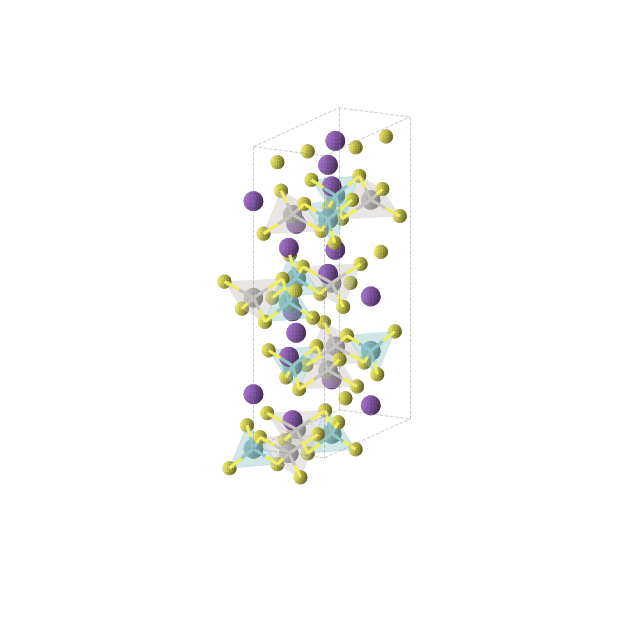 Crystal structure of Ag2K4Nb2S8 (orthorhombic, Fddd (No. 70))