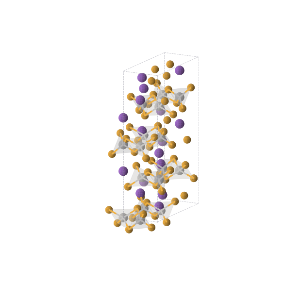 Crystal structure of Ag2K4Se8V2 (orthorhombic, Fddd (No. 70))