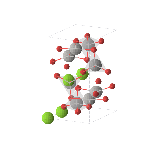 Crystal structure of MgVAgO4 (orthorhombic, Pnma (No. 62))