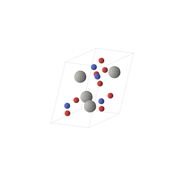 Crystal structure of AgNO2 (monoclinic, C2 (No. 5))