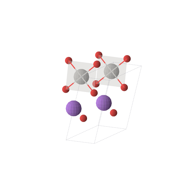 Crystal structure of NaAgO2 (monoclinic, C2/m (No. 12))