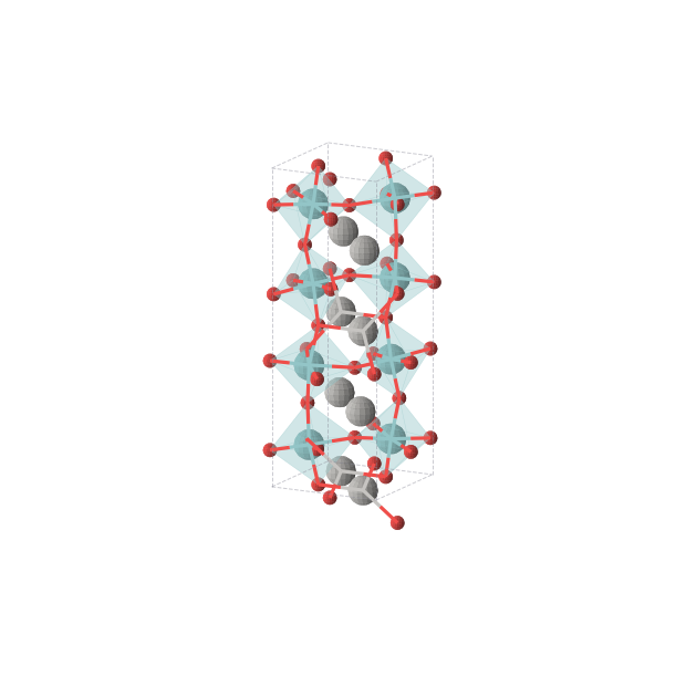 Crystal structure of NbAgO3 (orthorhombic, Pbcm (No. 57))