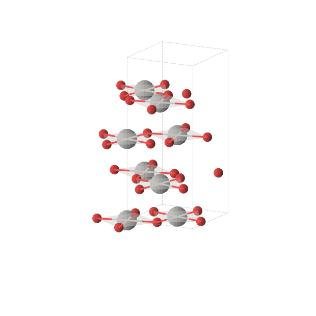 Crystal structure of AgO2 (tetragonal, I41/acd (No. 142))