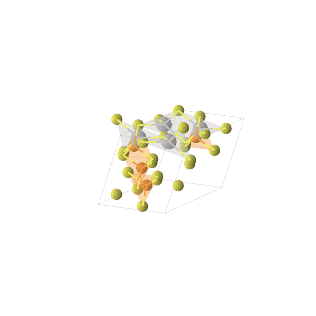 Crystal structure of Ag2P2S6 (monoclinic, C2/m (No. 12))