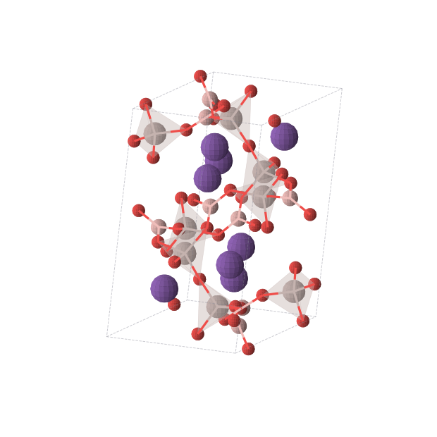 Crystal structure of Al8B8O28Rb8 (monoclinic, P21/c (No. 14))