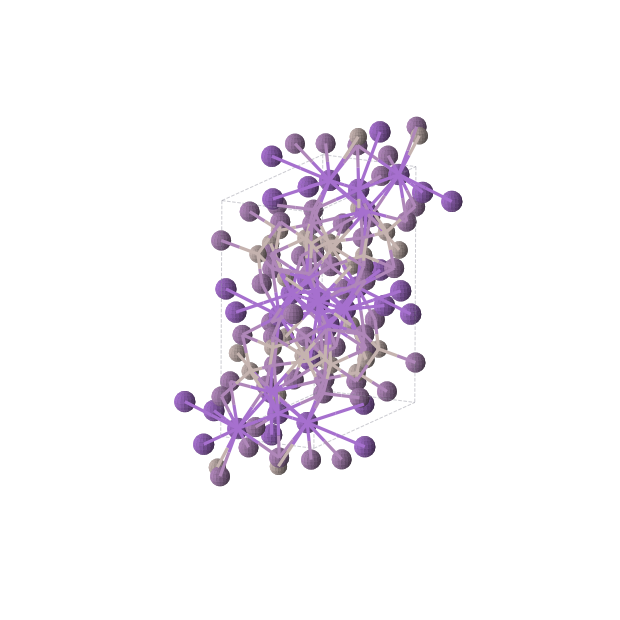 Crystal structure of Al16K16Sb24 (monoclinic, P21/c (No. 14))