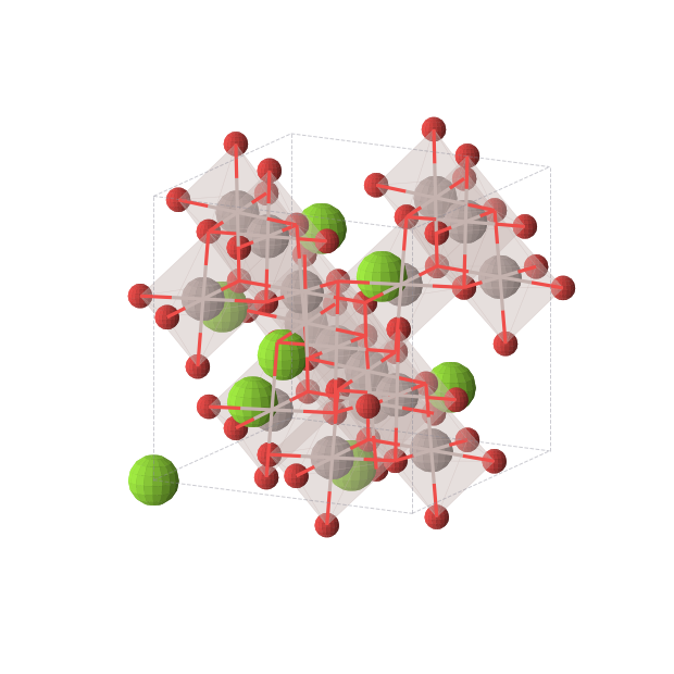 Crystal structure of MgAl2O4 (cubic, Fd-3m (No. 227))