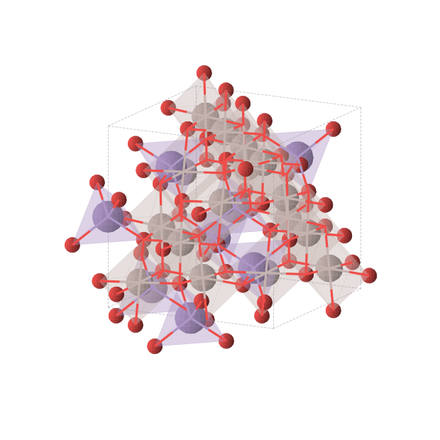 Crystal structure of MnAl2O4 (cubic, Fd-3m (No. 227))