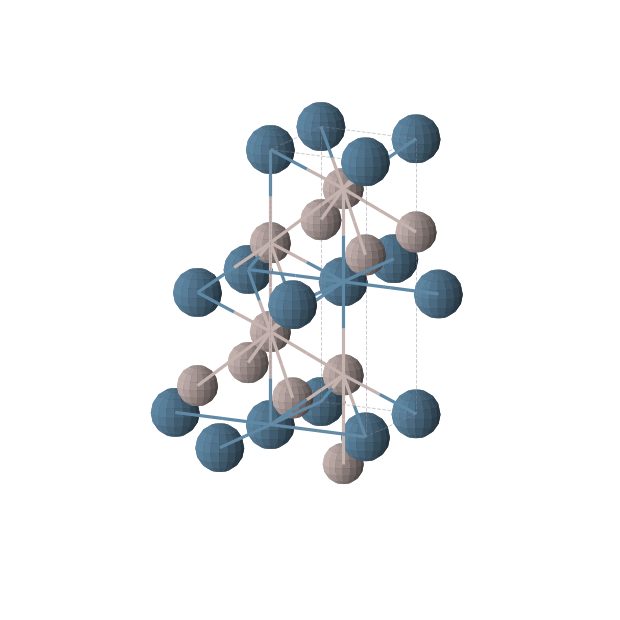 Crystal structure of Al2Os (tetragonal, I4/mmm (No. 139))