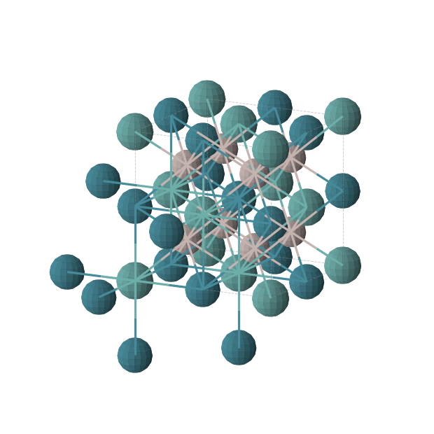 Crystal structure of Al2Pd1Tc1 (cubic, Fm-3m (No. 225))