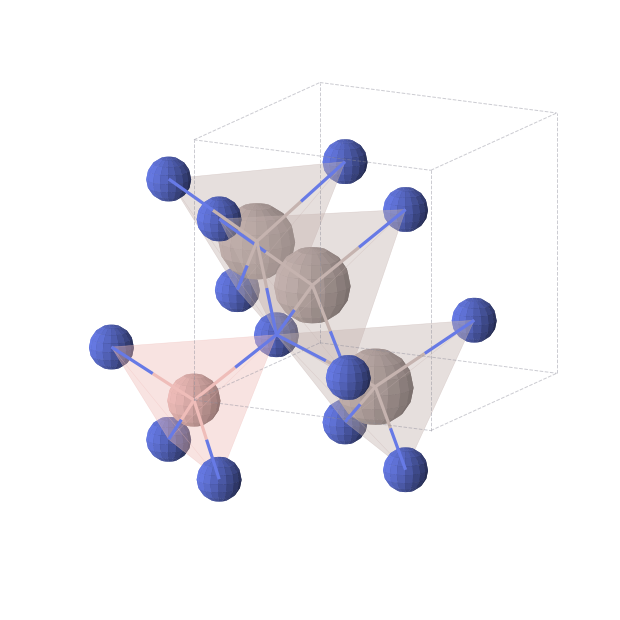Crystal structure of Al3BN4 (cubic, P-43m (No. 215))