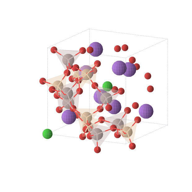 Crystal structure of Al6Cl2Na8O24Si6 (cubic, P-43n (No. 218))