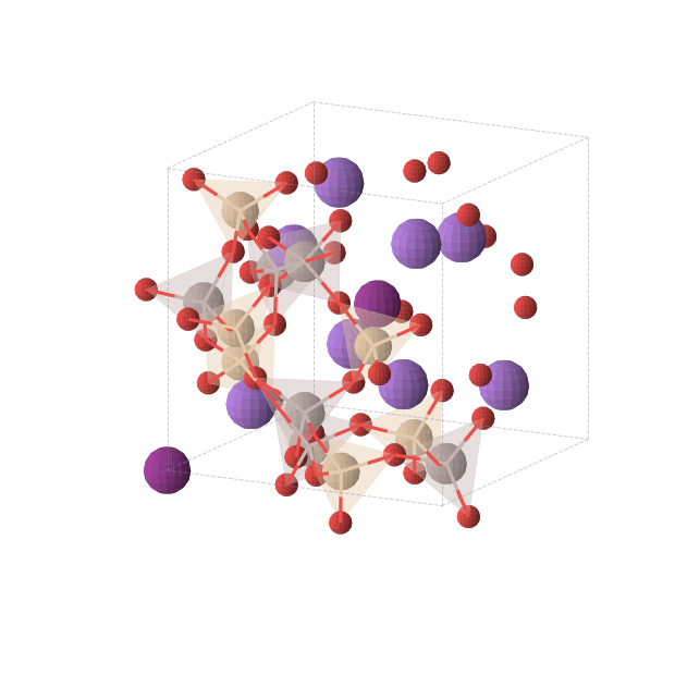 Crystal structure of Al6I2Na8O24Si6 (cubic, P-43n (No. 218))