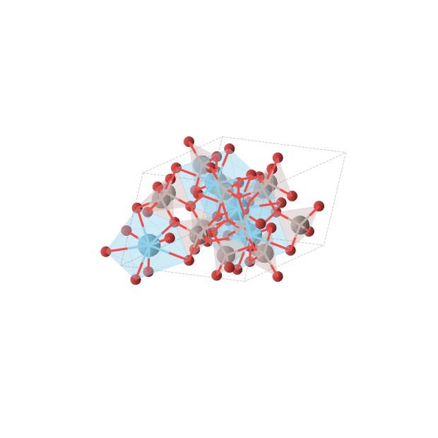 Crystal structure of LaAl3O6 (monoclinic, C2/c (No. 15))