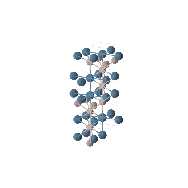 Crystal structure of Al3Os2 (tetragonal, I4/mmm (No. 139))