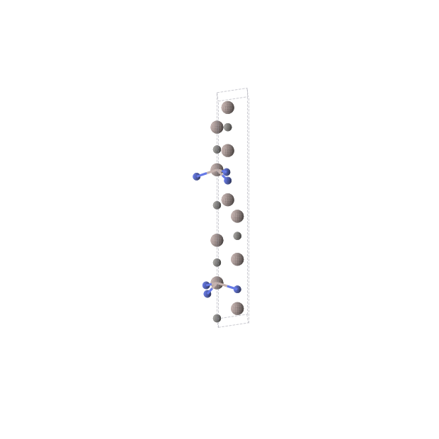 Crystal structure of Al5C3N (hexagonal, P63mc (No. 186))
