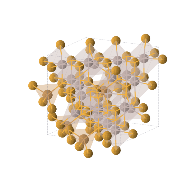 Crystal structure of Al5CuSe8 (cubic, F-43m (No. 216))