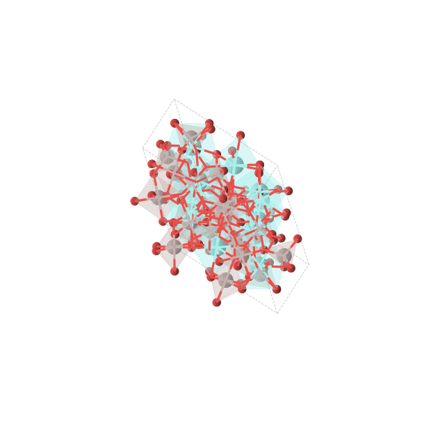 Crystal structure of Al20O48Y12 (cubic, Ia-3d (No. 230))