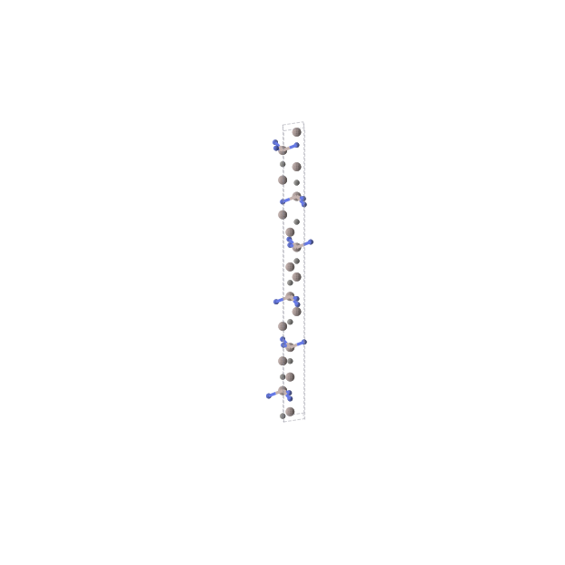 Crystal structure of Al6C3N2 (trigonal, R-3m (No. 166))