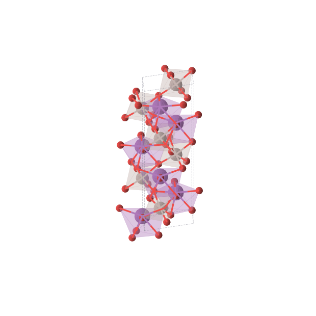 Crystal structure of AlBiO3 (trigonal, R3c (No. 161))